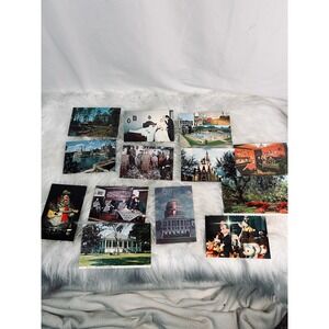 Vintage‎ Postcard Lot Disney World Country Bear Historical Sites 12 Pieces